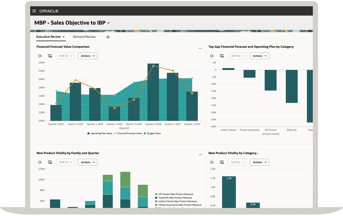 Oracle Fusion Supply Chain and Manufacturing connected planning, inventory, and logistics